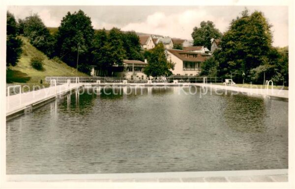 Emmershausen Schulungs- und Erholungsheim I.G. Bau-Steine-Erden Schwimmbad