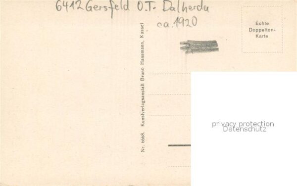 Gersfeld Rhoen Dalherda in der Rhoen Gesamtansicht – Bild 2