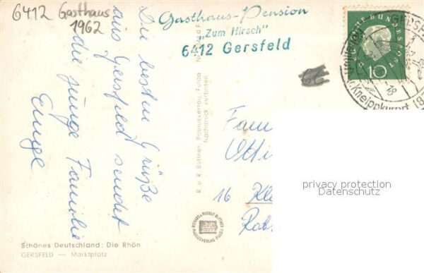 Gersfeld Rhoen Gasthaus Pension Zum Hirsch – Bild 2