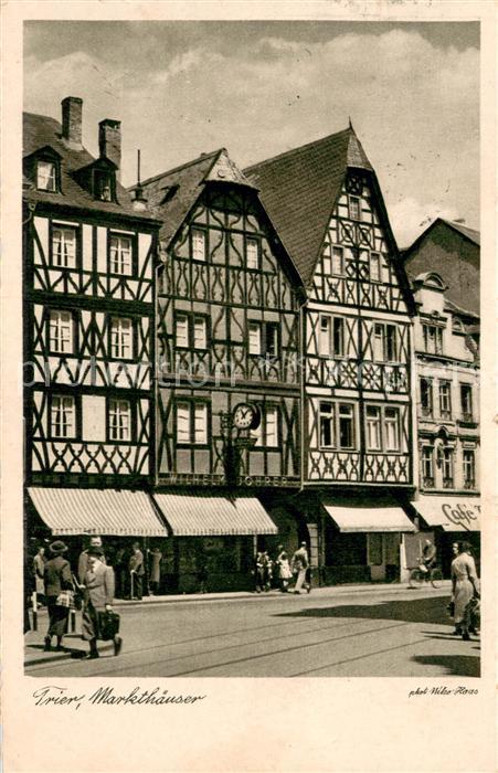 Trier Markthaeuser Fachwerkhaeuser