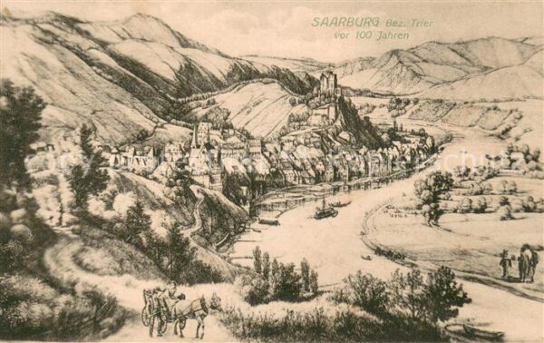 Saarburg Saar Bez. Trier vor 100 Jahren Feldpost