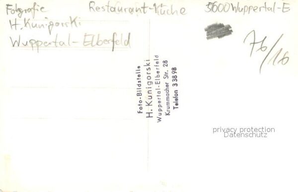 Elberfeld Wuppertal Restaurant-Kueche Innen – Bild 2