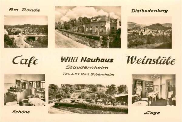 Staudernheim Disibodenberg Weinstube-Cafe Willi-Neuhaus