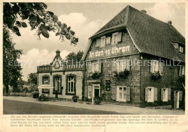 Leichlingen Rheinland Altbergisches Gasthaus An den 12 Uhren