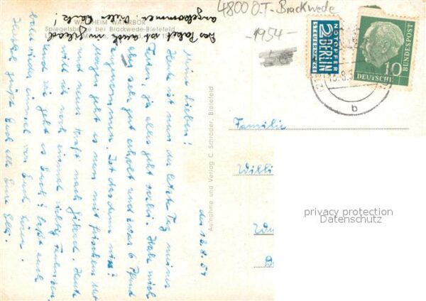 Brackwede Westfalen Waldheim Waterboer – Bild 2