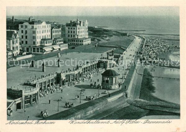 Borkum Wandelhalle mit A. H. Promenade