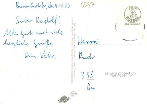 Baumholder Nahe Am Weiher Erdingers-Muehle Stadtansicht – Bild 2