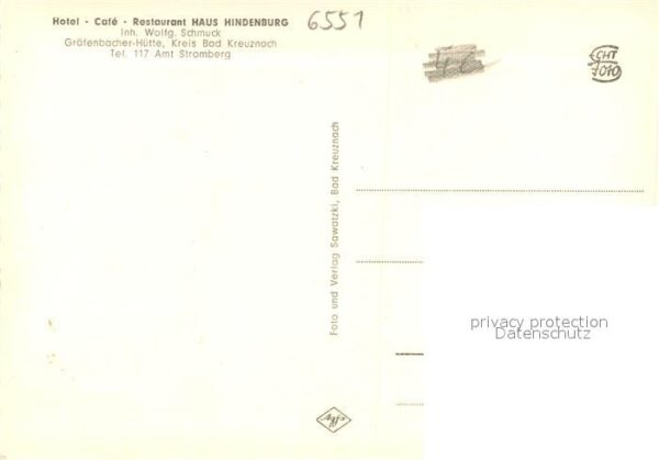 Bad Kreuznach Hotel-Cafe Haus Hindenburg Innen- und Aussenansichten – Bild 2
