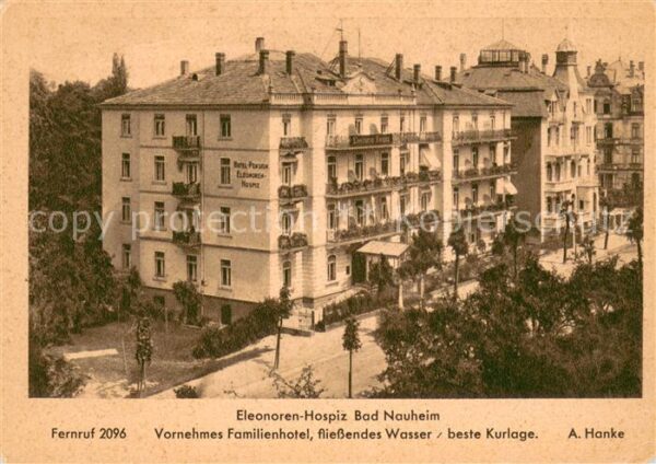 Bad Nauheim Eleonoren-Hospiz Aussen