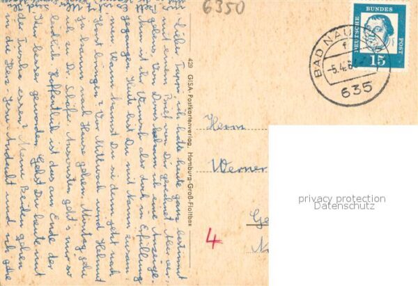 Bad Nauheim Hedwig-Sanatorium Aussenansicht – Bild 2