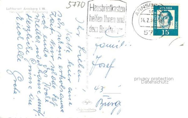 Arnsberg Westfalen Fliegeraufnahme – Bild 2