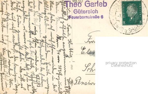 Guetersloh Total Koenigstr Am alten Kirchhof Berlinerstr Bahnhof Rathaus Postamt – Bild 2