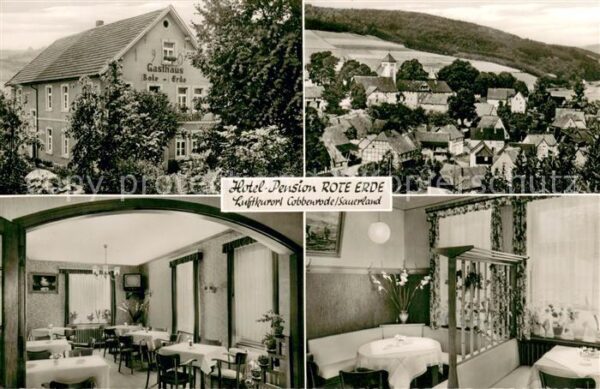 Cobbenrode Sauerland Hotel Pension Rote Erde Gastraeume Panorama