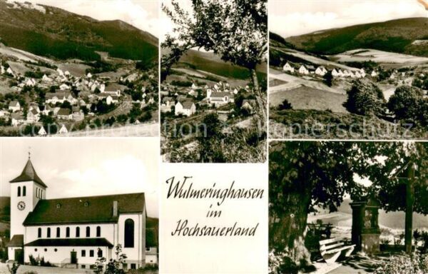 Wulmeringhausen Panorama Kirche Bildstock