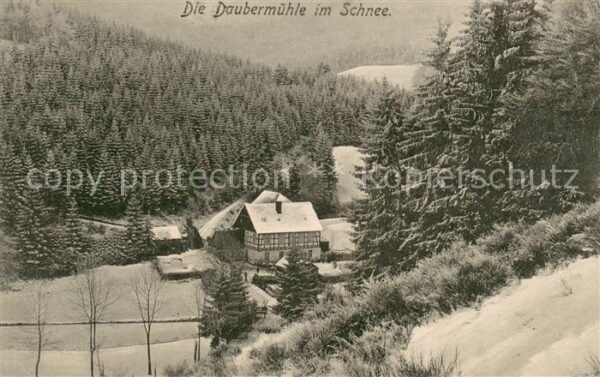 Winterberg Hochsauerland Die Daubermuehle