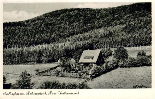 Siedlinghausen Haus Waidmannsruh