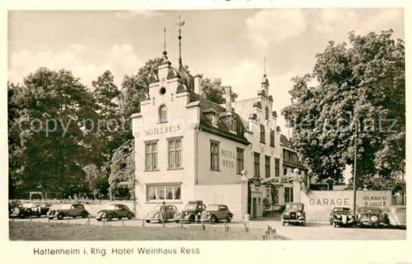 Hattenheim Rheingau Hotel Weinhaus Ress