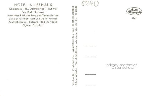 Koenigstein Taunus Hotel Alleehaus – Bild 2
