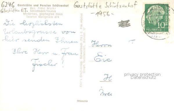 Schlossborn Gaststaette Pension Schuetzenhof – Bild 2