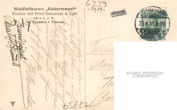 Eppstein Taunus Hotel Kaisertempel Pension mit Restaurant und Cafe – Bild 2