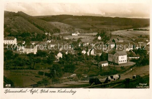 Blumenthal Westfalen Blick vom Kirchenberg