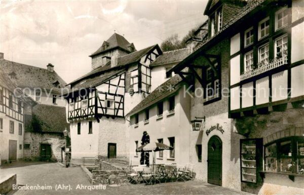 Blankenheim Ahr Ahrquelle Gaststaette Bacchuskeller