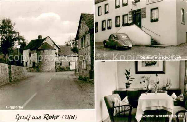 Rohr Eifel Burgpartie Gasthof Wassong Engels Gaststube