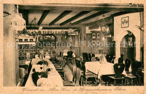 Assmannshausen Rhein Wittmanns Weinstube Ratskeller Altes Haus Dorfschmiede
