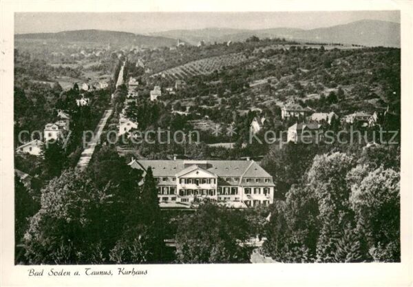 Bad Soden Taunus Kurhaus Fliegeraufnahme