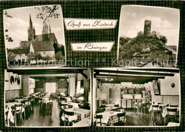 Kiedrich Kirche Burgturm Gasthaus Zur Weinlaune Gastraeume