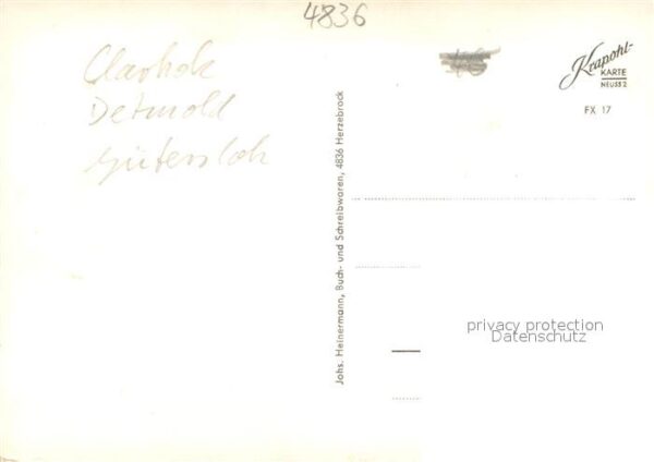 Herzebrock Bolandstr Siedlung Hauptstr Kirche Kloster Kreuzigungsgruppe Bleiches – Bild 2