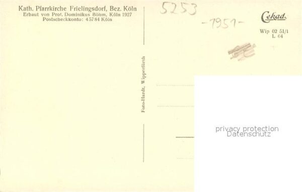 Frielingsdorf Kath. Pfarrkirche Aussenansicht – Bild 2