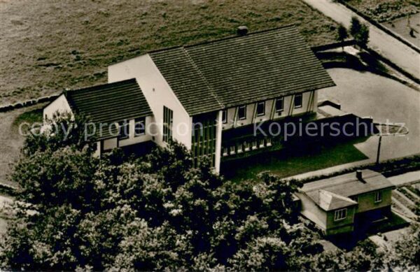 Wiehl Oberbergischer Kreis Fliegeraufnahme Kapelle der Ev. Freikirchl. Gemeinde