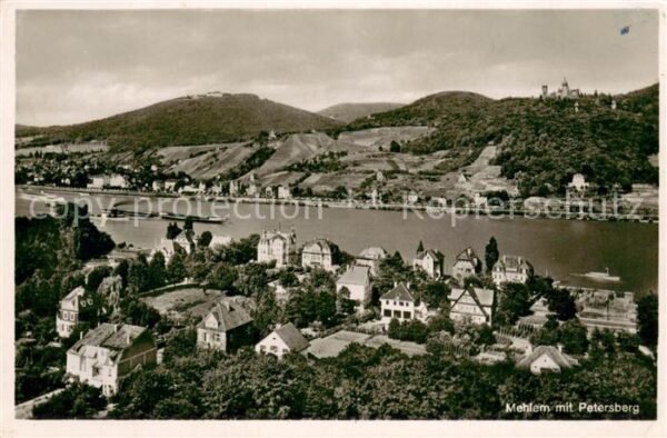 Mehlem Godesberg Bonn Mehlem mit Petersberg