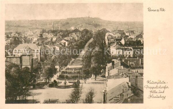 Bonn Rhein Kaiserplatz Kreuzberg