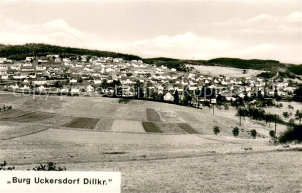 Uckersdorf Dillkreis Gesamtansicht aus der Ferne