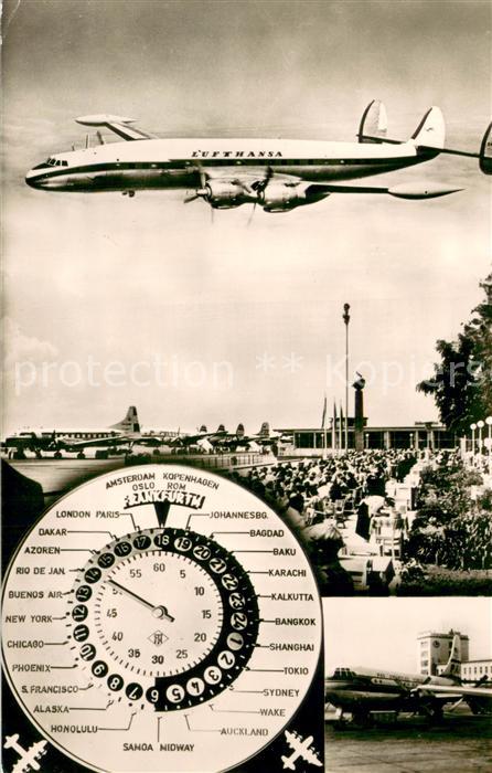 Frankfurt Main Flughafen Weltzeituhr