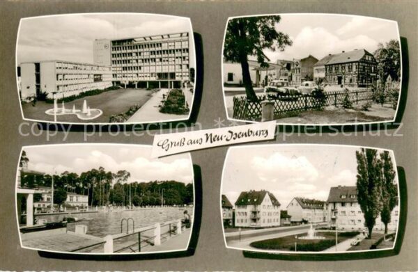 Neu-Isenburg Teilansichten Schwimmbad und Stadt