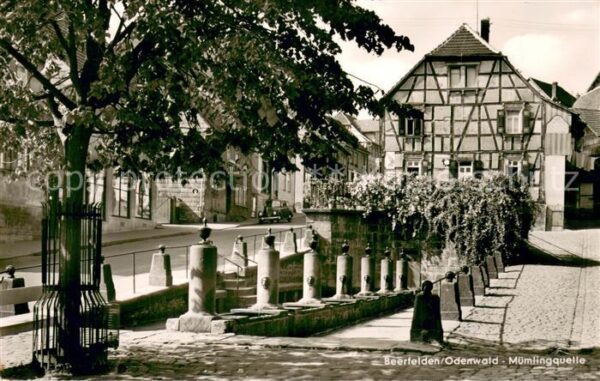 Beerfelden Odenwald Muemlingquelle Fachwerkhaus