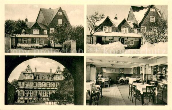 Friedewald Westerwald Cafe Restaurant Schneider Innen und Aussen Sommer u. Winte