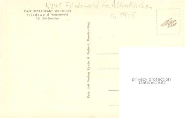 Friedewald Westerwald Cafe Restaurant Schneider Innen und Aussen Sommer u. Winte – Bild 2