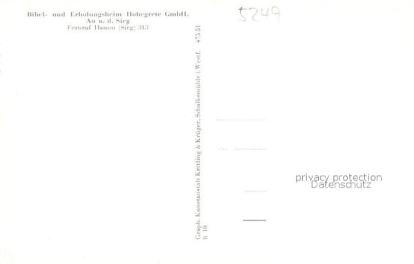 Hamm Sieg Bibel- und Erholungsheim Hohegrete Gmbh Garten – Bild 2
