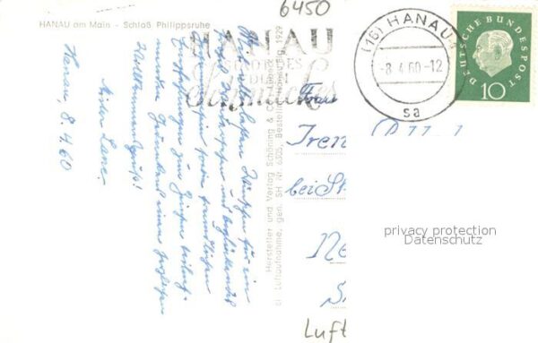 Hanau Main Fliegeraufnahme Schloss Philippsruhe – Bild 2