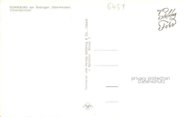 Buedingen Hessen Ronneburg Zinsendorfsaal – Bild 2