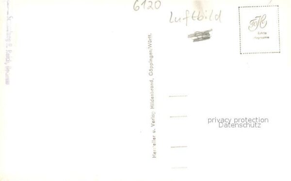 Erbach Odenwald Fliegeraufnahme Totalaufnahme – Bild 2