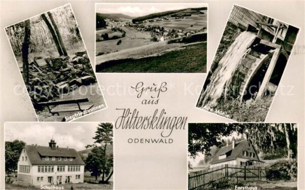 Hiltersklingen Siegfriedbrunnen Alte Muehle Forsthaus Schulhaus