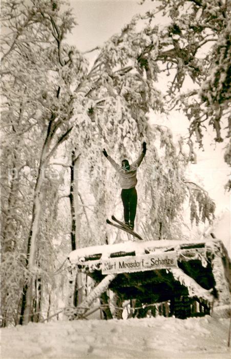 Vogelsberg Rhoen Kurt-Moosdorf-Schanze im Winter