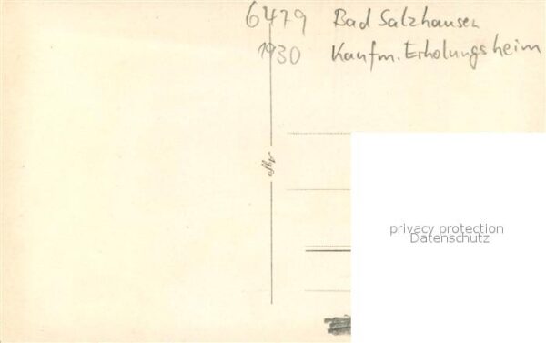 Bad Salzhausen Kaufm. Erholungsheim Gruppenphoto – Bild 2