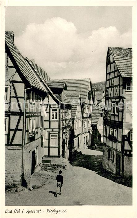 Bad Orb Kirchgasse Fachwerkhaeuser