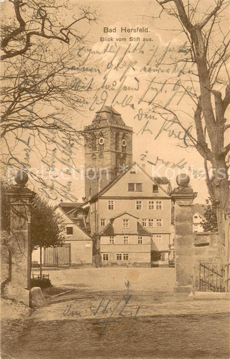 Bad Hersfeld Blick vom Stift aus